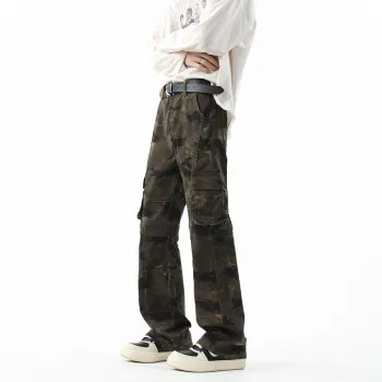MIIRACER Jeans Unisex Jungle Camouflage