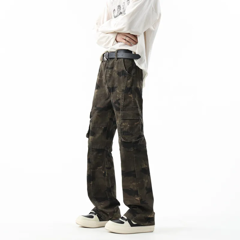 MIIRACER Jeans Unisex Jungle Camouflage-0