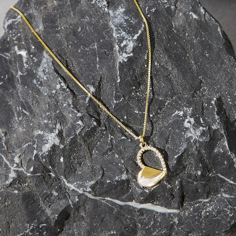 BYI Dream S925 Silver With Mother Of Pearl Necklaces Women's-1