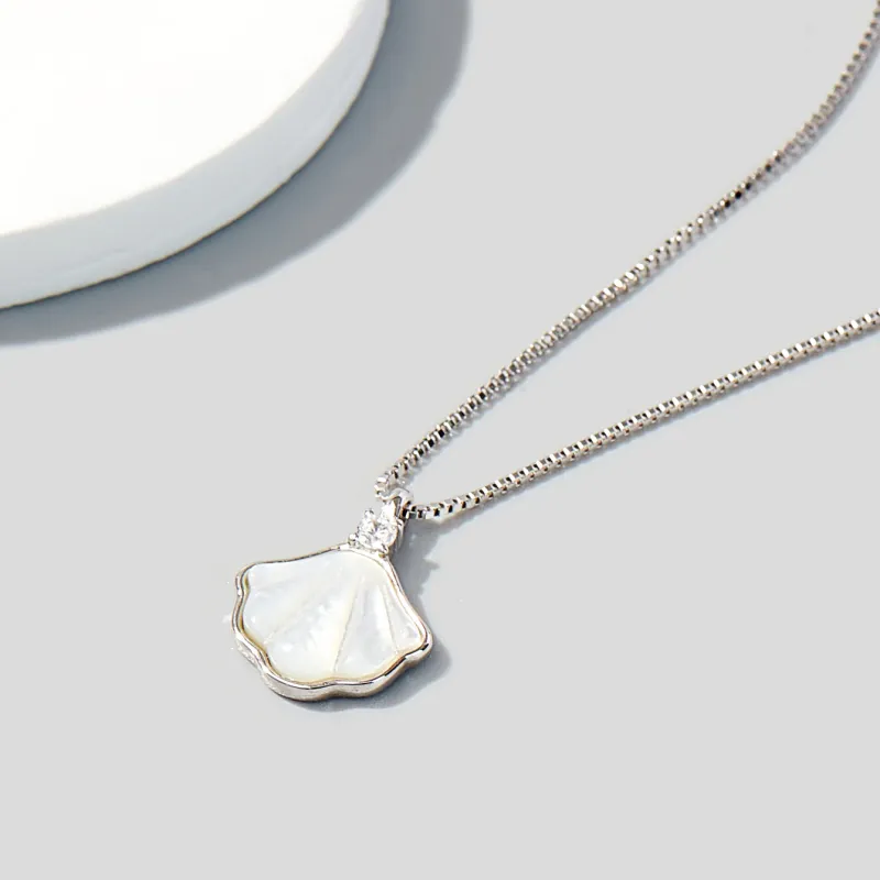BYI Dream S925 Silver With Mother Of Pearl Necklaces Women's-1