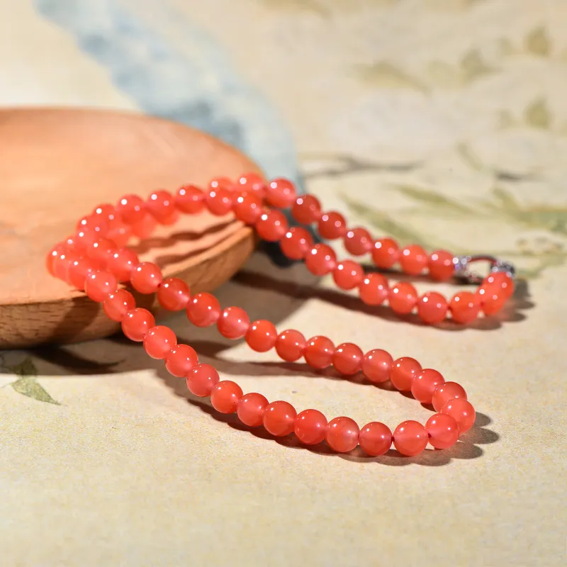 BYI Dream Southern Red Agate Necklaces Unisex-4