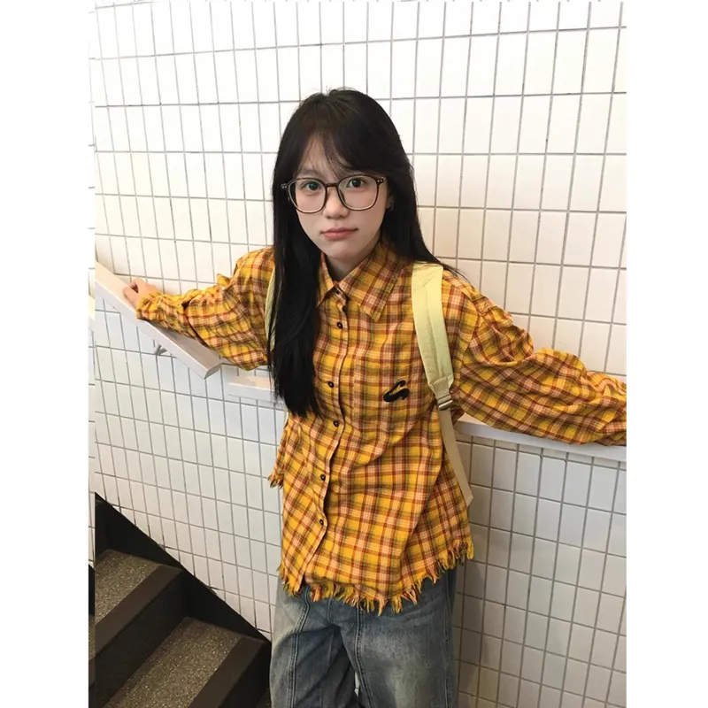 REXSHION Shirts Unisex Yellow-1