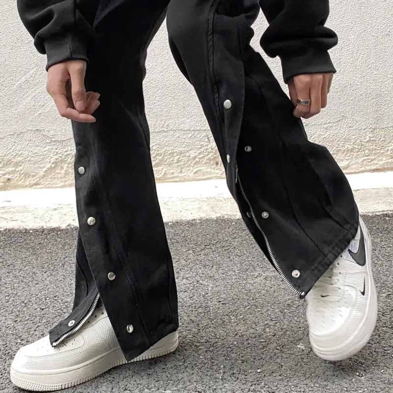 REXSHION Jeans Unisex Black-7
