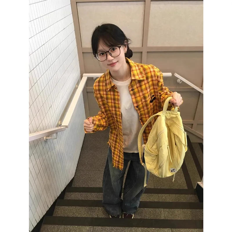 REXSHION Shirts Unisex Yellow-3