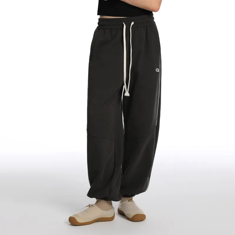 QISENYAR Casual Pants Unisex Dark Gray-0