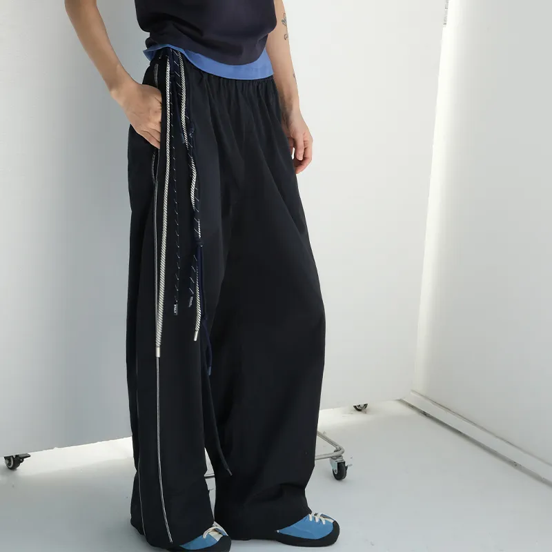 QISENYAR Casual Pants Women's Black-6
