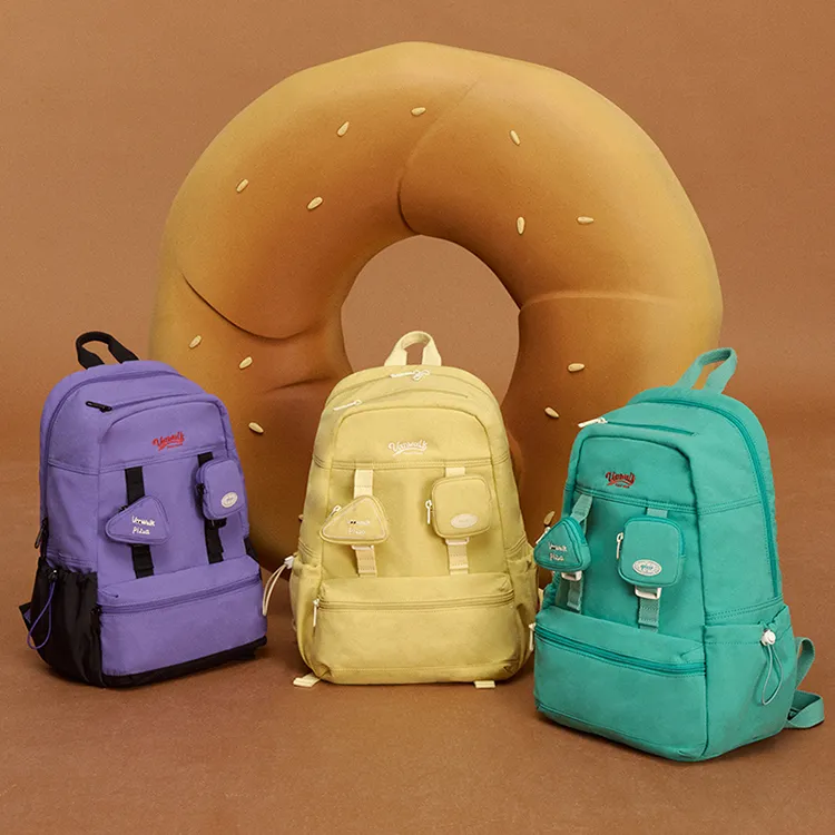VANWALK Nylon Backpack Large Size Unisex Multicolor-2