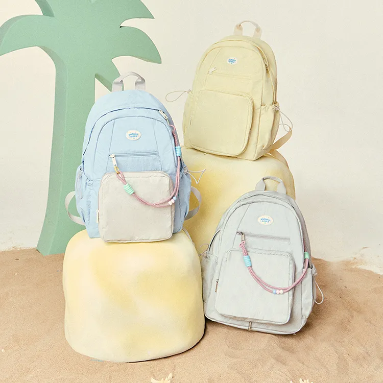 VANWALK Nylon Backpack Tubas Women's Multicolor-4