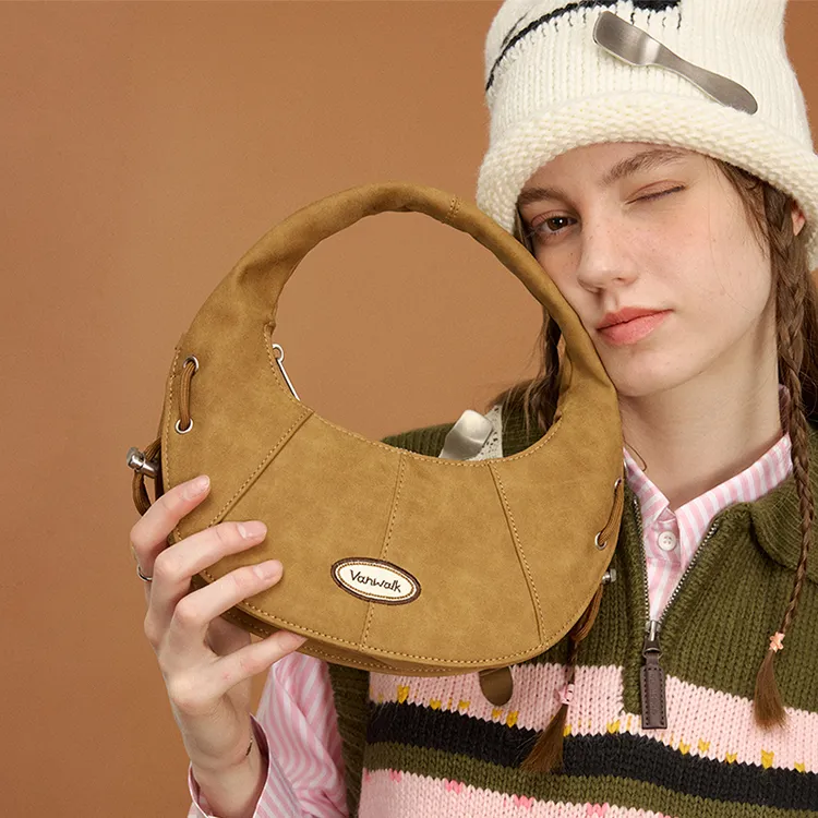 VANWALK PU Crossbody Handbags Regular Women's Multicolor-9