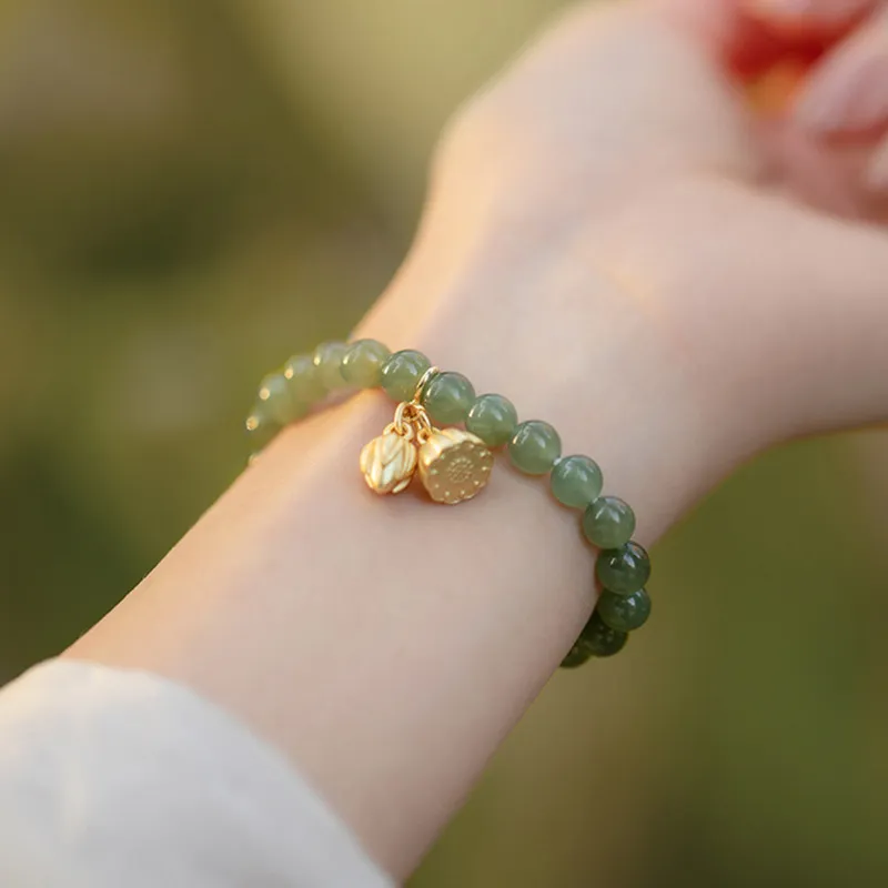 LUXLINE Bracelets Green Jade Women's-2
