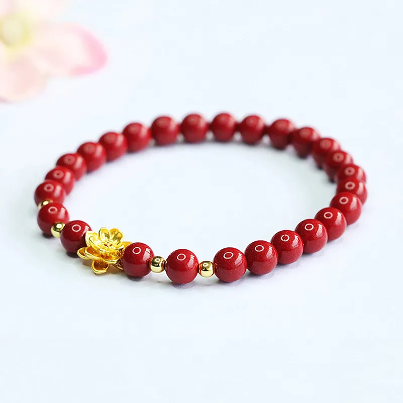 LUXLINE Reconstructed Cinnabar Bracelets Women's-4