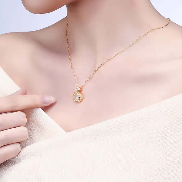 LUXLINE Chalcedony Necklaces Women's-2