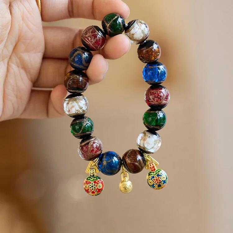 LUXLINE Colored Glaze Bracelets Unisex-1