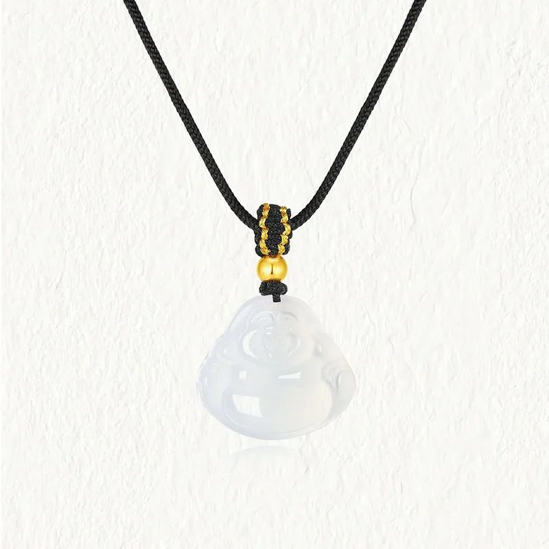 LUXLINE Natural Chalcedony Necklaces Unisex-9