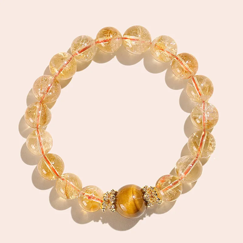 LUXLINE Crystal Jade Bracelets Unisex-1