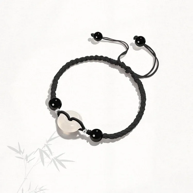 LUXLINE Natural Agate Jade Bracelets Unisex-5