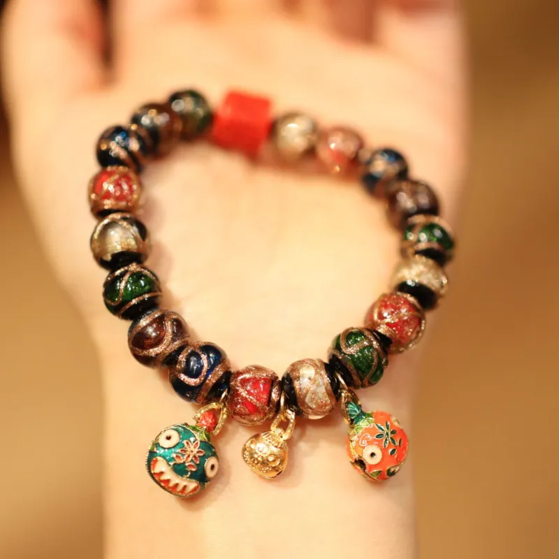 LUXLINE Colored Glaze Bracelets Unisex-2