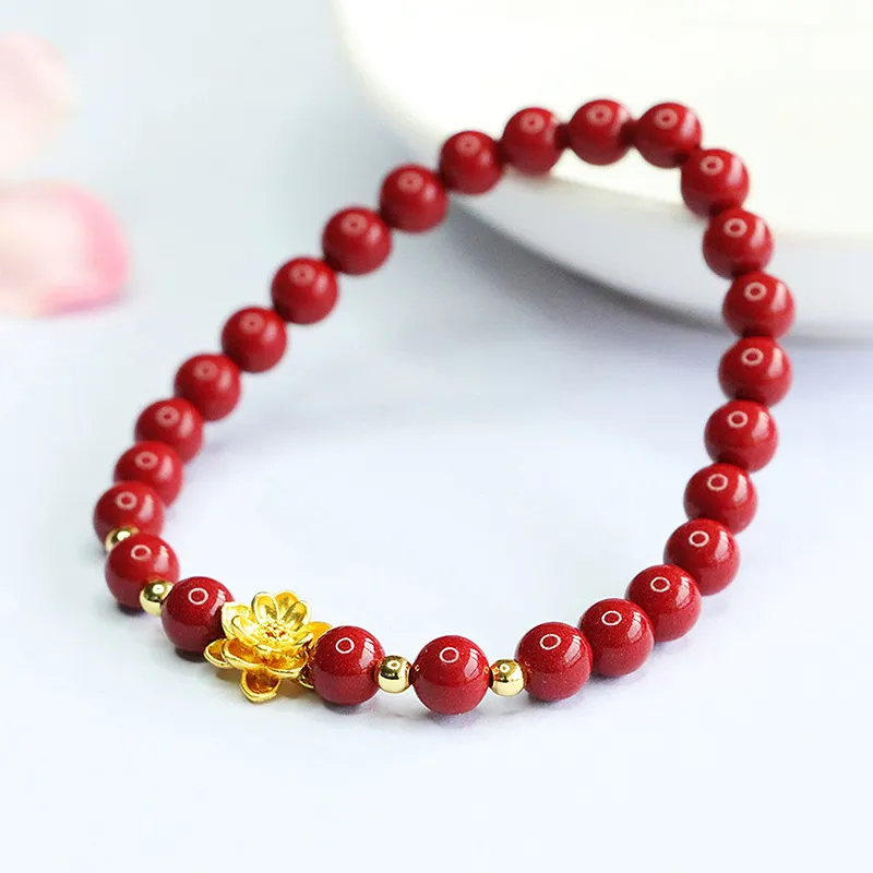 LUXLINE Reconstructed Cinnabar Bracelets Women's-2
