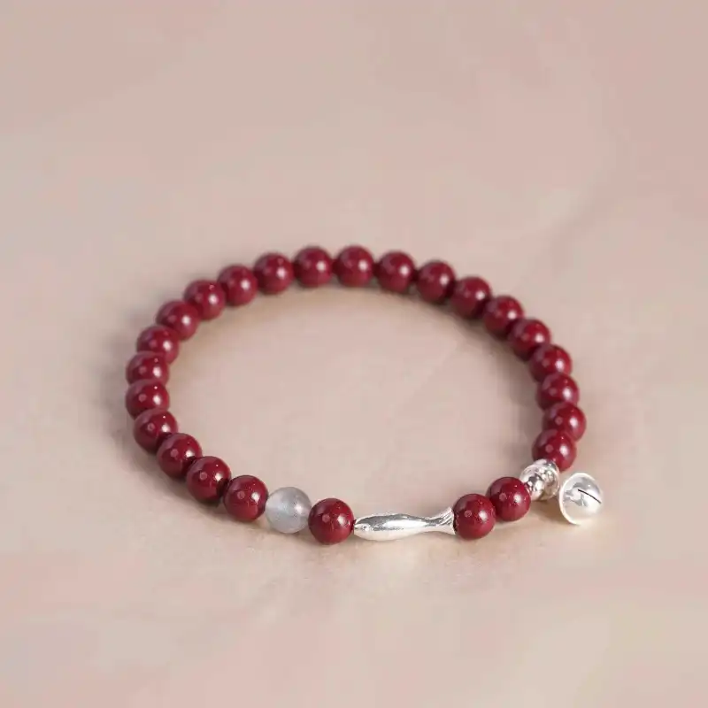 LUXLINE Cinnabar Jade Bracelets Women's-4