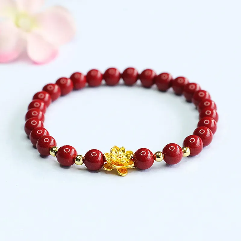 LUXLINE Reconstructed Cinnabar Bracelets Women's-1
