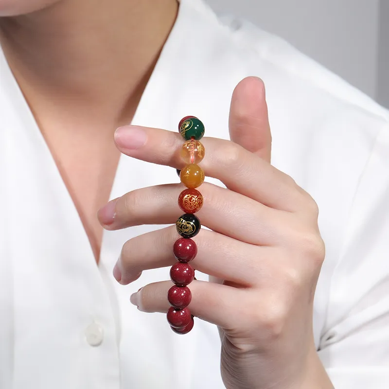 LUXLINE Cinnabar Bracelets Unisex-2