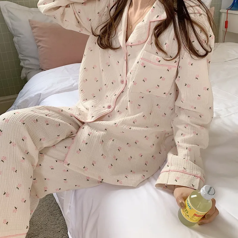 Sleep Pajama Set Women's Multicolor-1