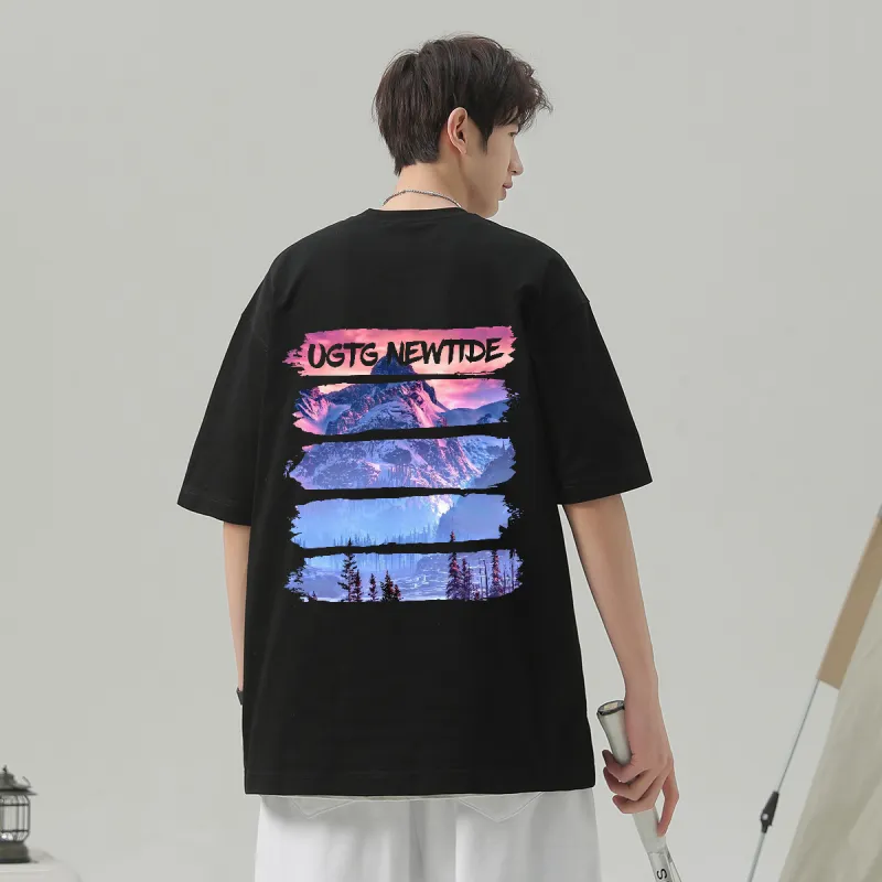 UGTG Drop Shoulder Sleeve T Shirt Unisex-4