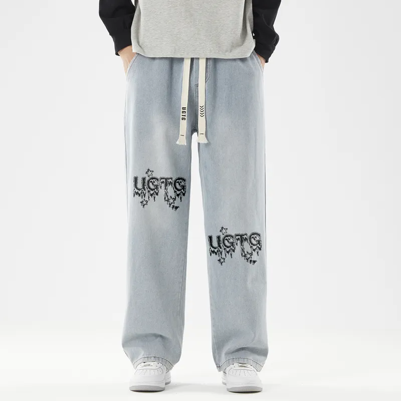 UGTG Flame Stars Unisex Jeans-19