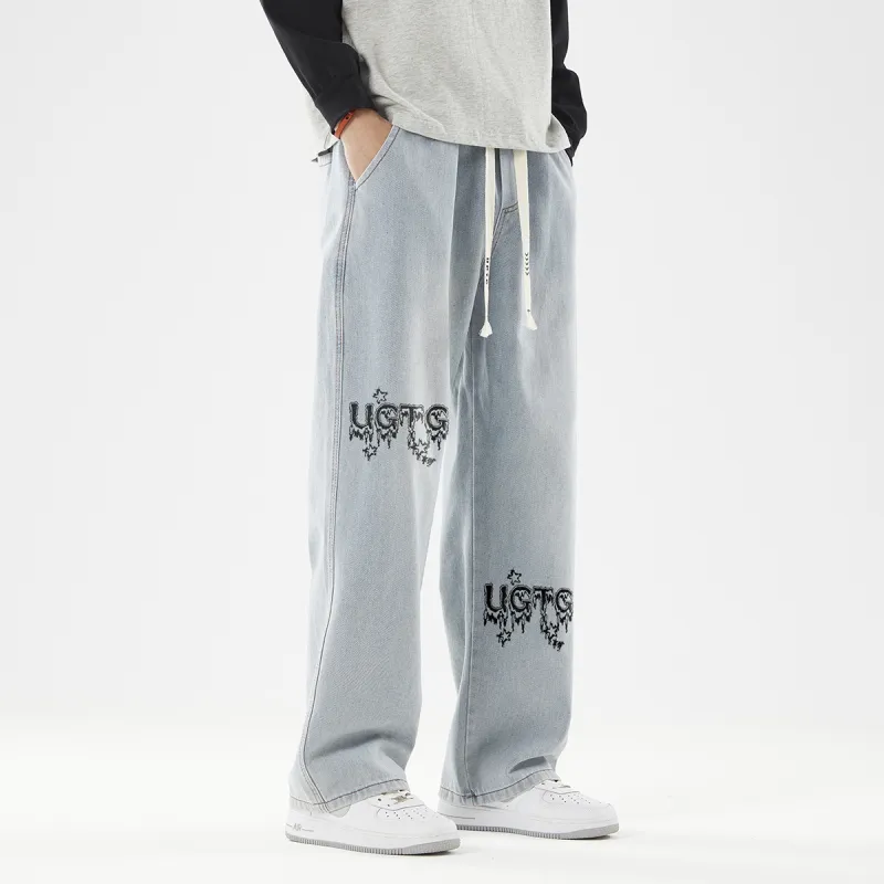 UGTG Flame Stars Unisex Jeans-17
