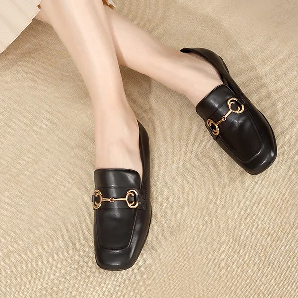 Satchi Loafers Women's Low Top Black-10