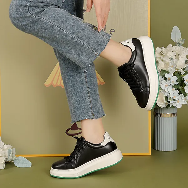Satchi Stylish Skateboarding Shoes Women's Black-9