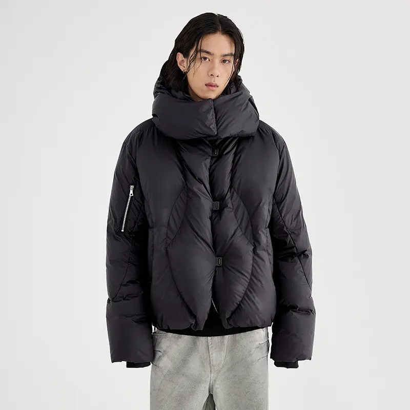 BENMYSHOWER Down Jacket Unisex Black-3