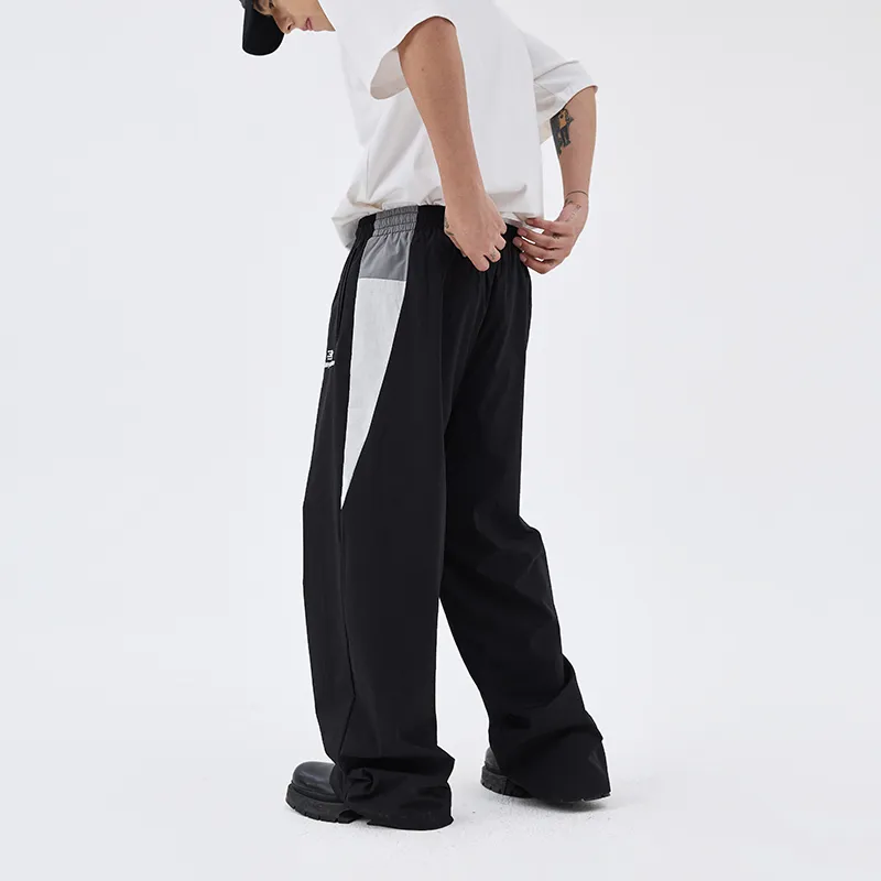 BENMYSHOWER Casual Pants Unisex Black-3