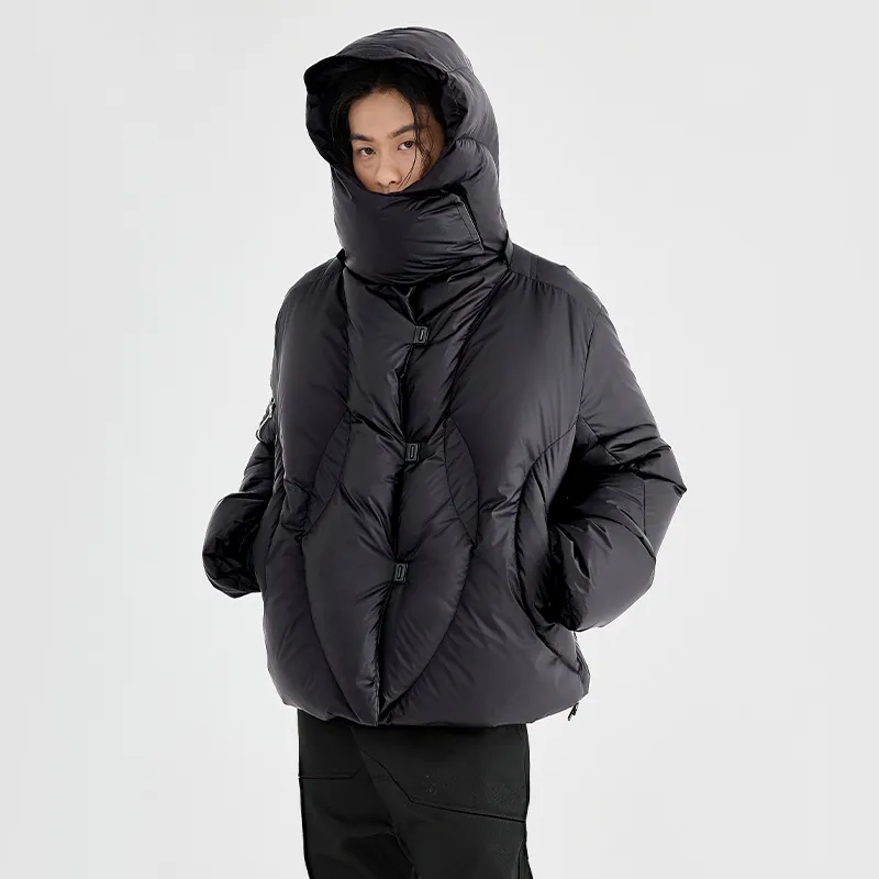 BENMYSHOWER Down Jacket Unisex Black-7