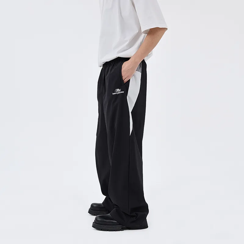 BENMYSHOWER Casual Pants Unisex Black-8