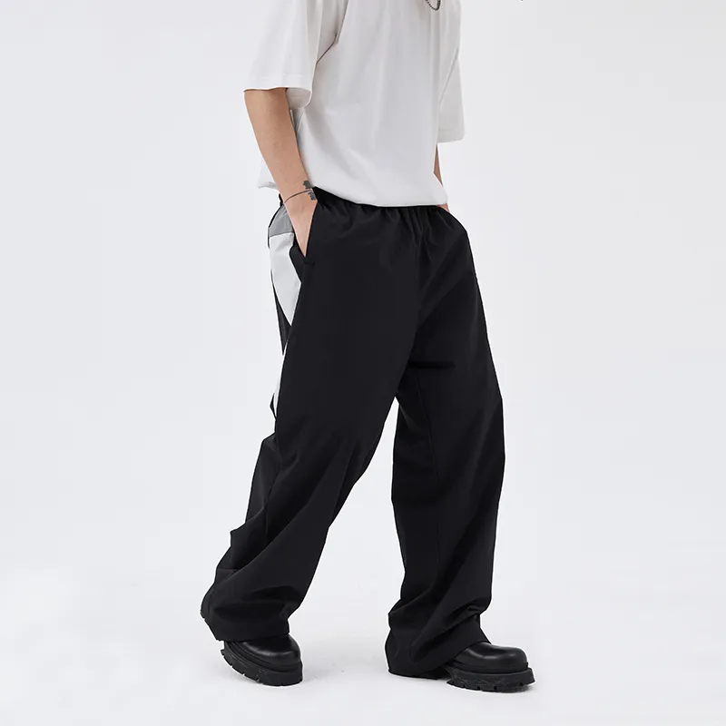 BENMYSHOWER Casual Pants Unisex Black-2