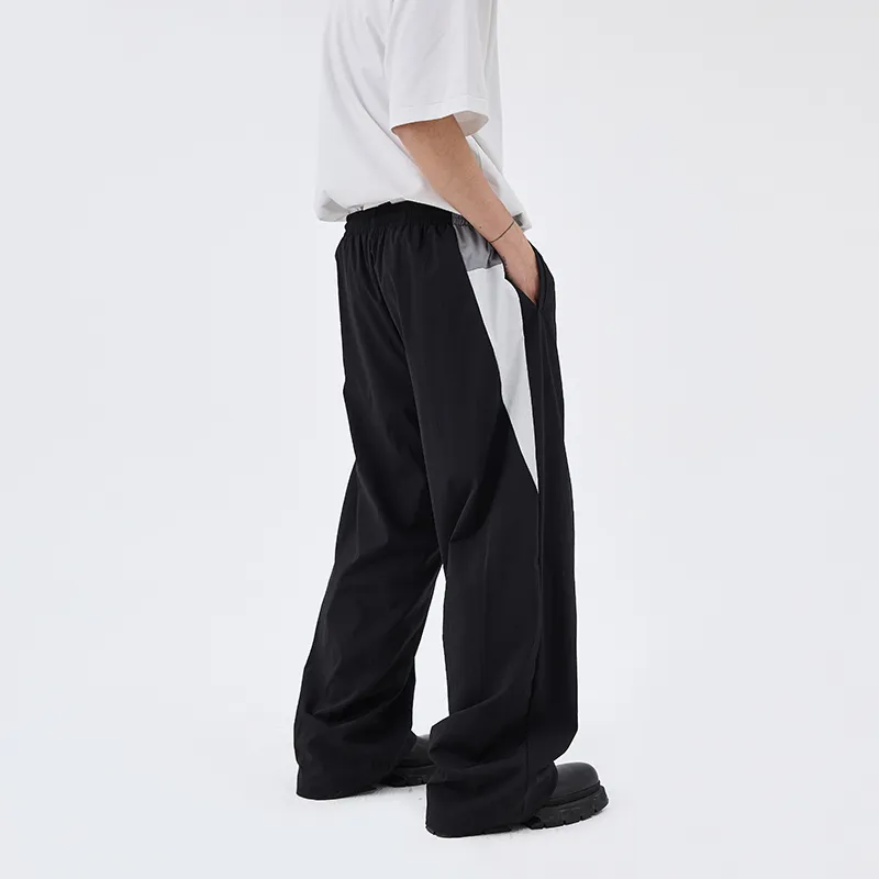 BENMYSHOWER Casual Pants Unisex Black-6