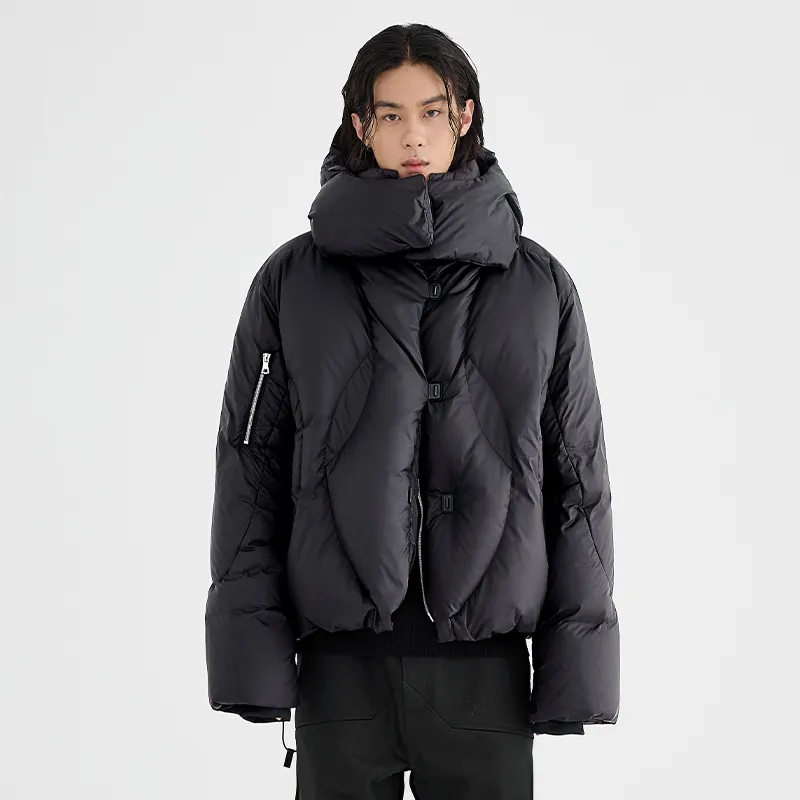 BENMYSHOWER Down Jacket Unisex Black-6