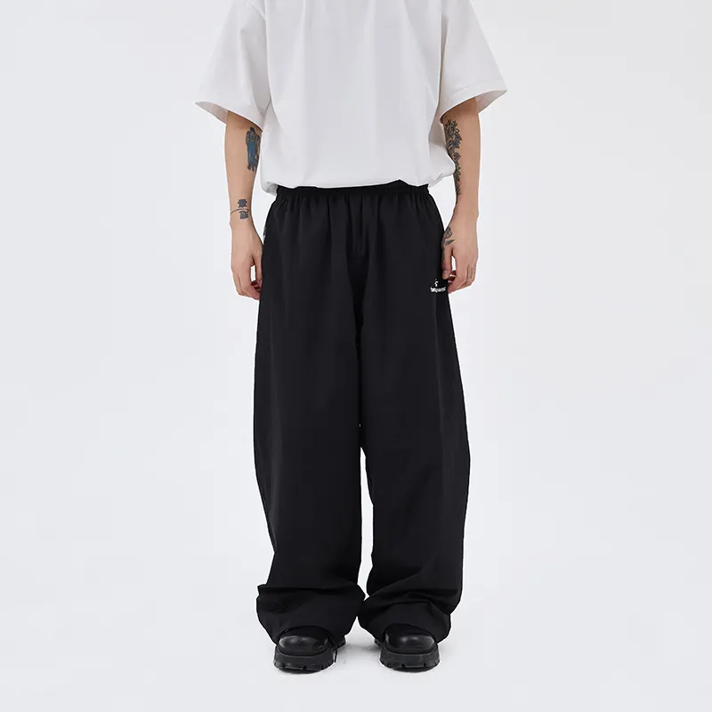 BENMYSHOWER Casual Pants Unisex Black-4