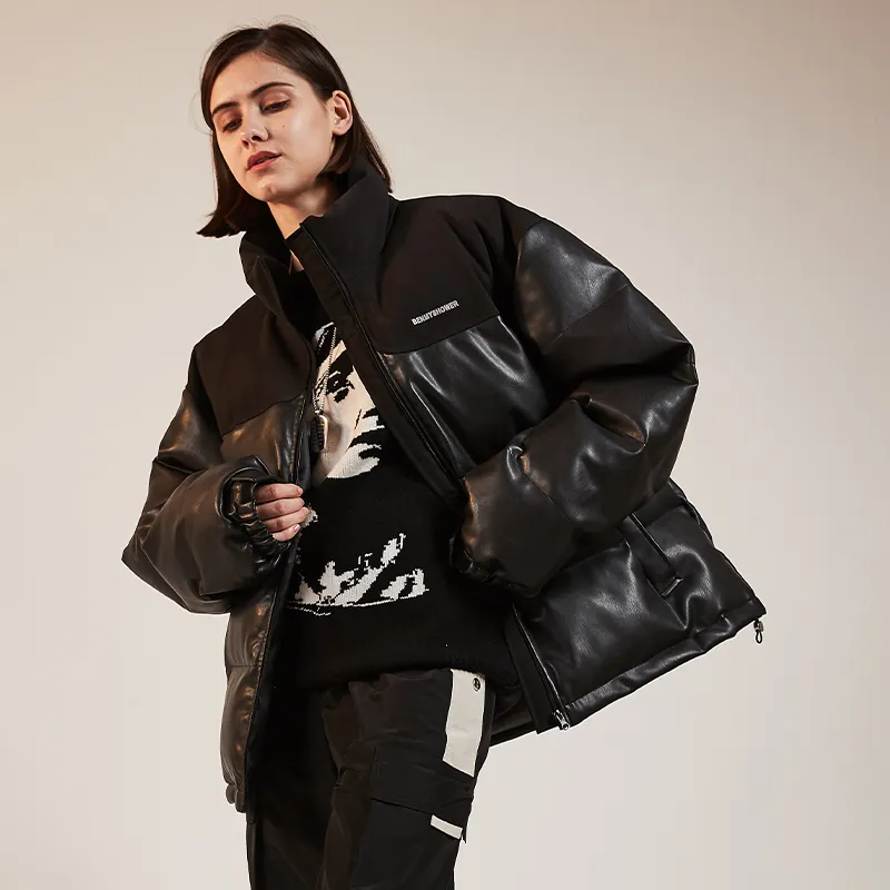 BENMYSHOWER Puffer Jacket Winter Unisex-5