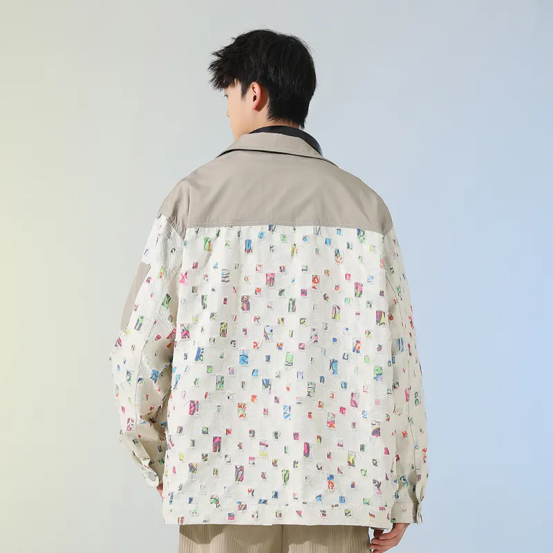 Lightning X Storm Jackets Unisex Apricot-2