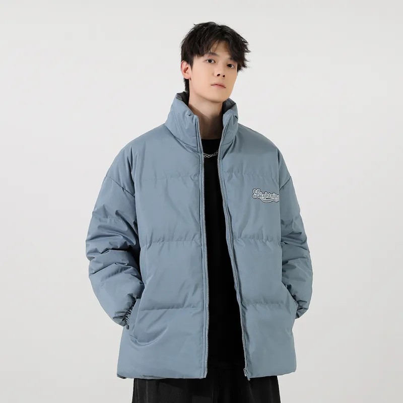 Lightning X Storm Retro Preppy Unisex Quilted Jacket-17