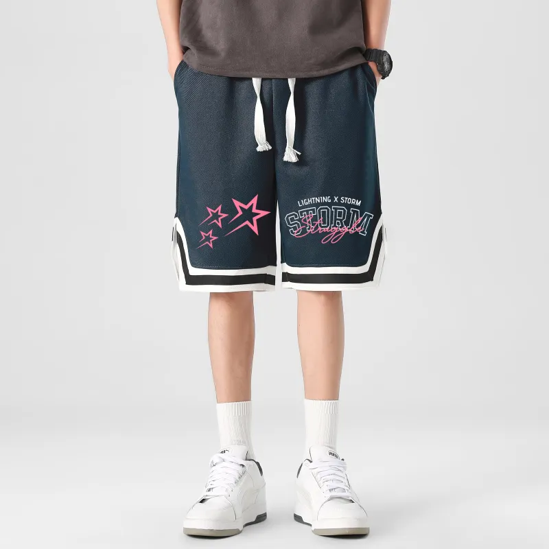 Lightning X Storm Basketball Shorts Unisex-11