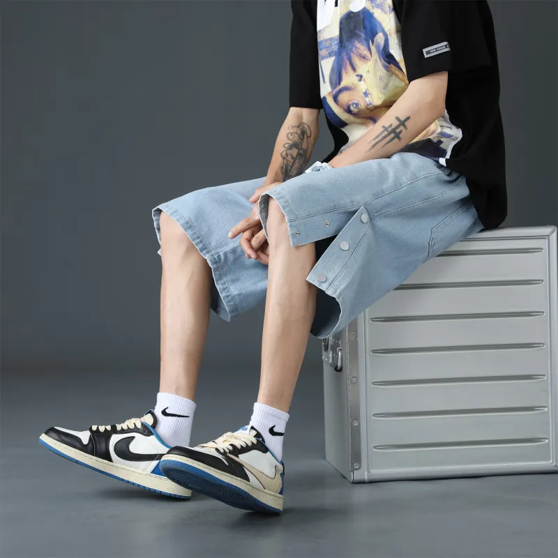 Lightning X Storm Denim Shorts Unisex-11