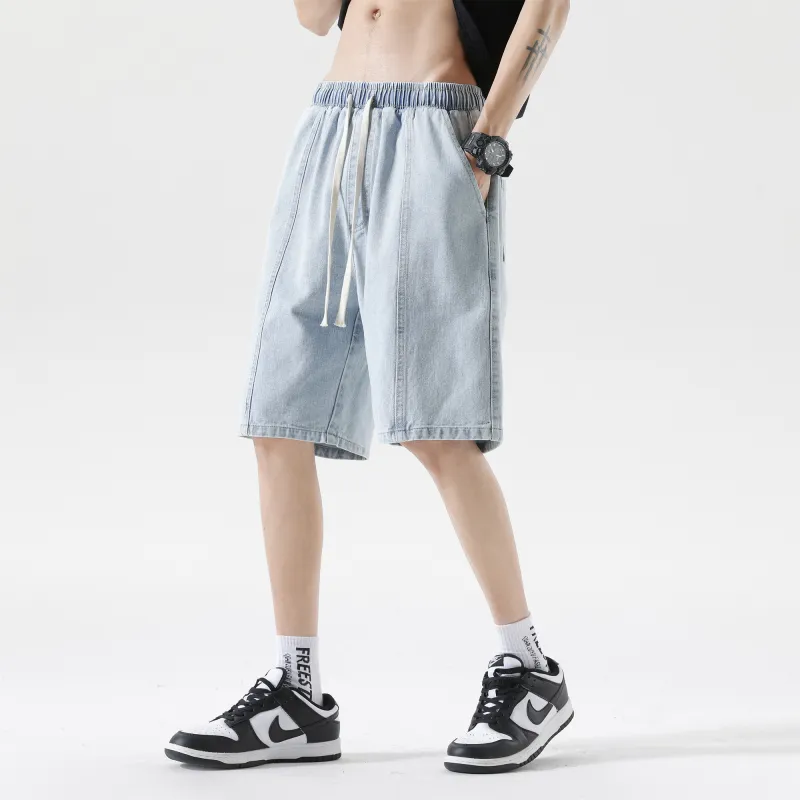 Lightning X Storm Denim Shorts Unisex-13