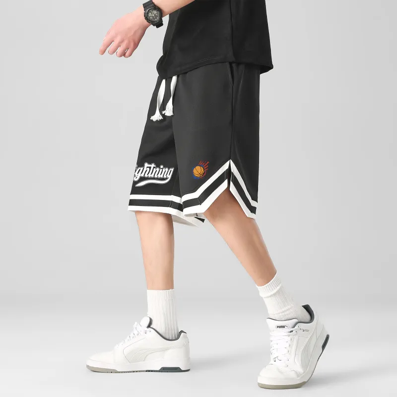 Lightning X Storm Basketball Shorts Unisex-7