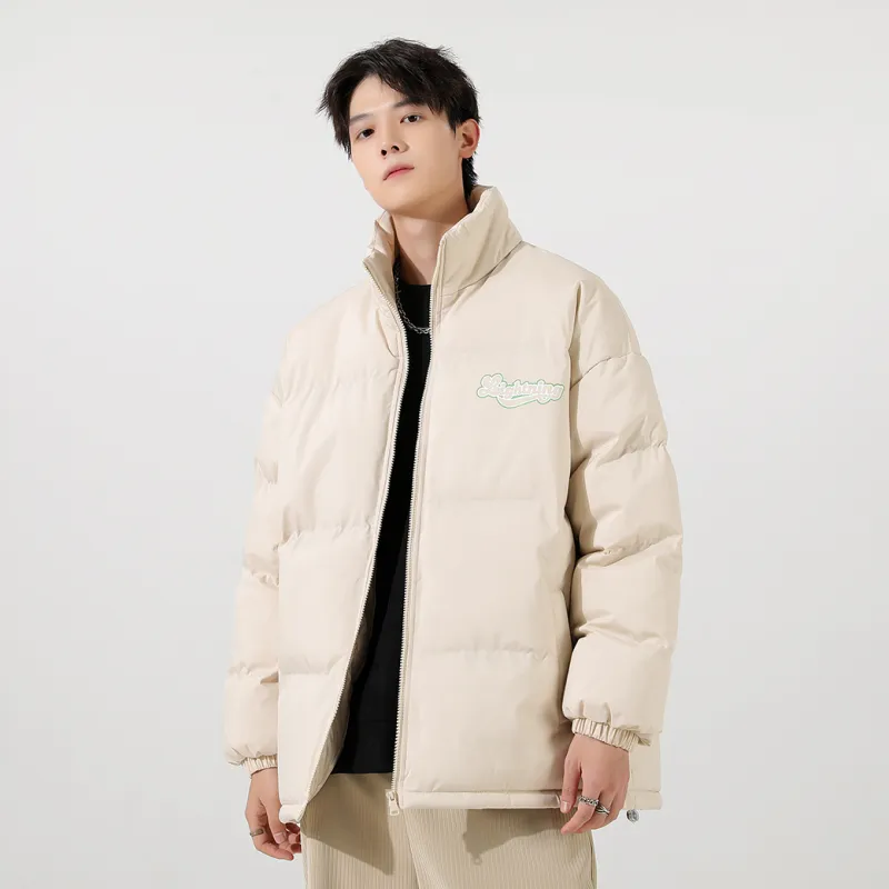 Lightning X Storm Retro Preppy Unisex Quilted Jacket-11