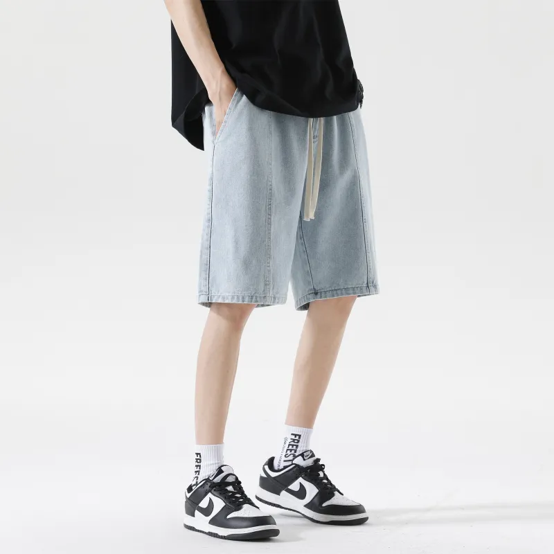 Lightning X Storm Denim Shorts Unisex-14