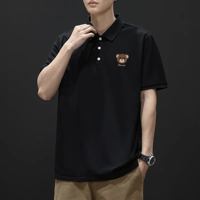 SIL VITIN Polo Shirts Unisex Black-4