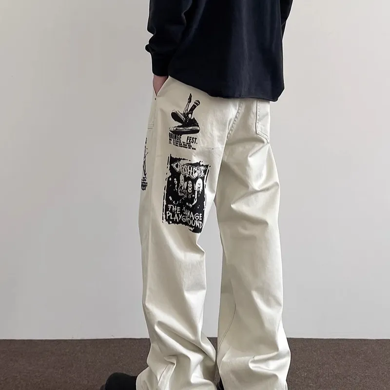 SIL VITIN Jeans Unisex White-2